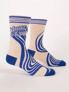 Men's Crew Socks - What A Guy