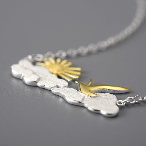 Sterling Silver Necklace - Chasing Your Dream