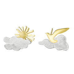 Sterling Silver Earrings - Chasing Your Dream