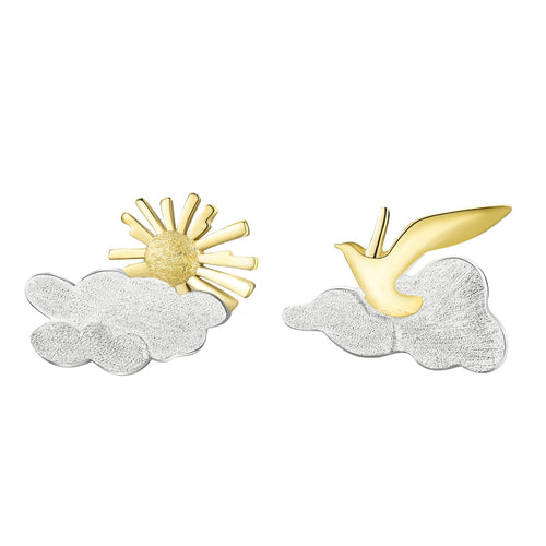 Sterling Silver Earrings - Chasing Your Dream