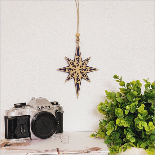 Acrylic Hanging Ornament - Matariki Star