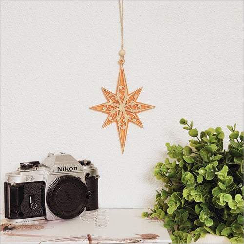 Acrylic Hanging Ornament - Matariki Star