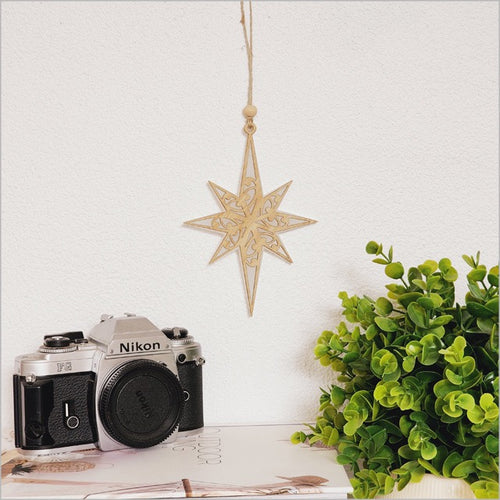 Acrylic Hanging Ornament - Matariki Star