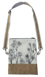 Cork Fabric Bag - Ti Kouka Black on Natural