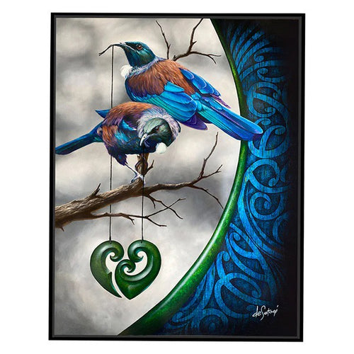 Framed Art Canvas Print - Return to Innocence
