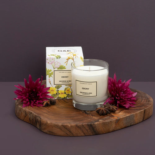 Perfumed Soy Candle - Ebony