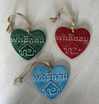 Ceramic Hanging Whanau Heart Small