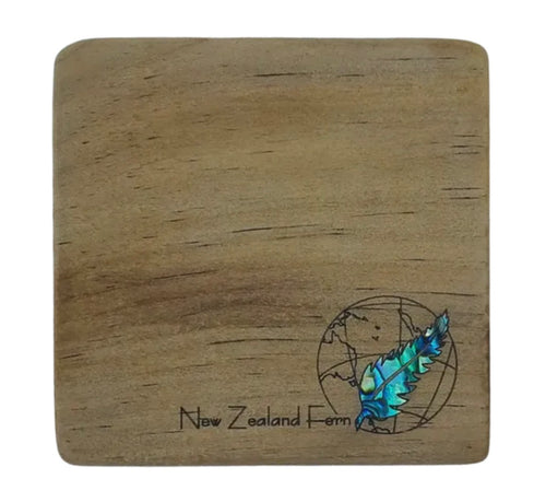 NZ Made Recyclewood Global Coaster