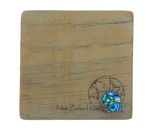 NZ Made Recyclewood Global Coaster