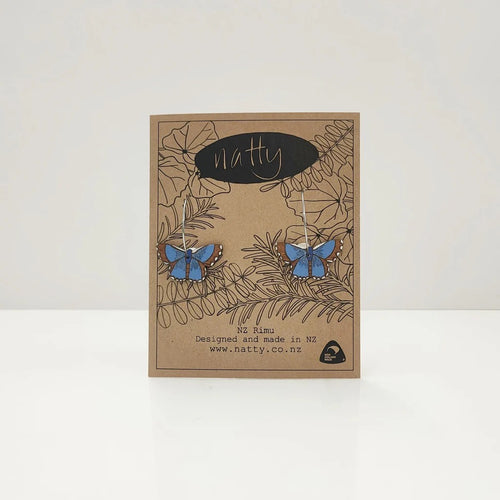 Common Blue Butterfly Earrings