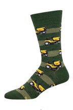 Men's Socks - Lawn Mower - Green Heather