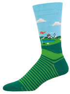 Men's Socks - Fore Putt - Green