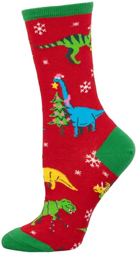 Women Socks - The First Christmas - Red