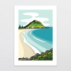 A4 White Frame - Mount Maunganui