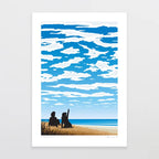 A4 Art Print - Cloud Spotting