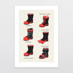 A4 Art Print - Boots On