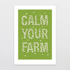 A4 Art Print - Calm The Flock Down