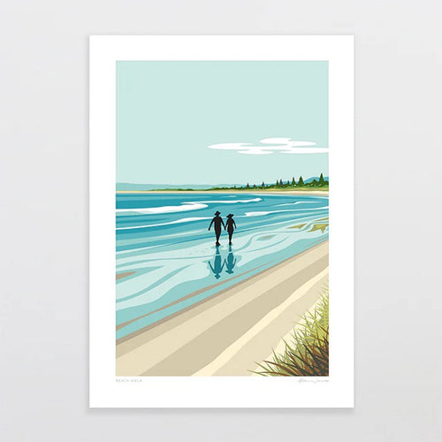 A4 Art Print - Beach Walk