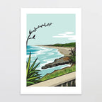 A4 Art Print - Muriwai