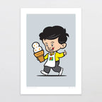 A4 Art Print - Strangely Familiar