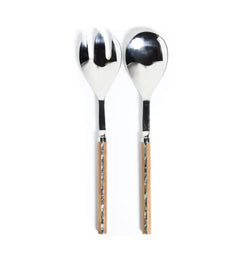 Salad Servers - Paua Rimu