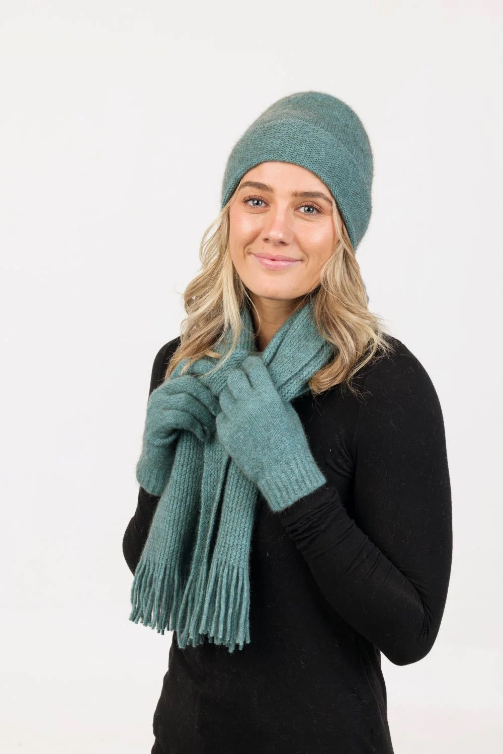 Merino Possum Plain Scarf – gecko in the village