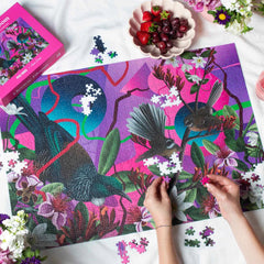 1000 Piece Jigsaw Puzzle - Electric Bloom