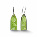 Recycled Glass Fantail Earrings