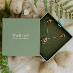 Sterling Silver Necklace - Honey Bee Necklace (Luck)