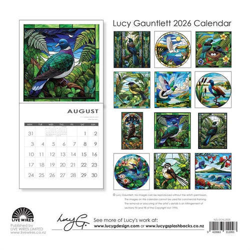 Lucy Gauntlet - 2026 Wall Calendar