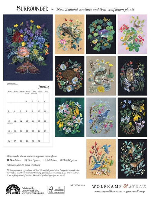 Tanya Wolfkamp - 2026 Wall Calendar