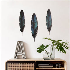 ACM Printed Tui feathers Set of 3