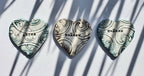 NZ Handmade Kowhaiwhai Ceramic Heart