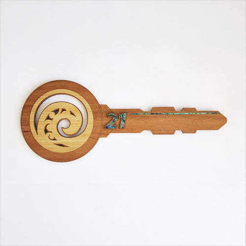 NZ Made 21st Koru Key