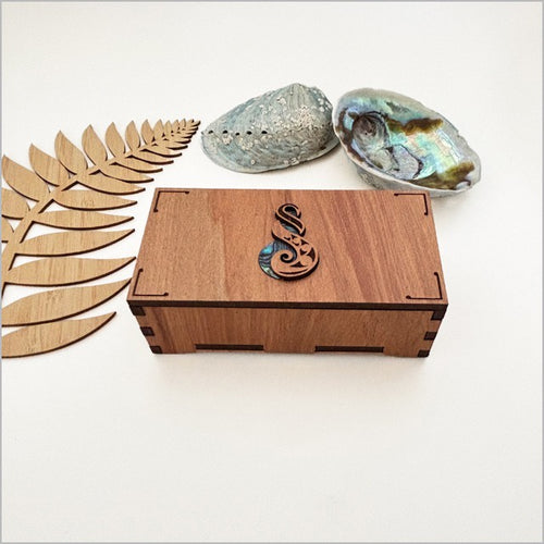 Small RectangleTrinket Box Relief-Pikorua