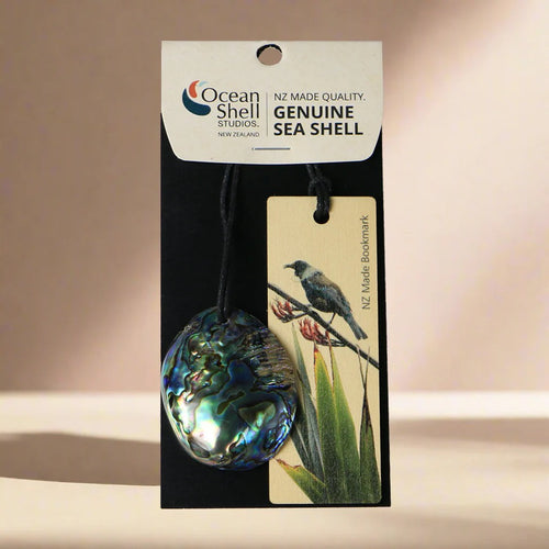 Paua Gem Bookmark - Tui