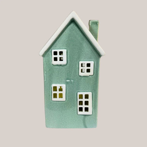 Seaglass house - Tea light house 21cm