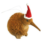 Christmas Decoration Kiwi with Christmas Hat