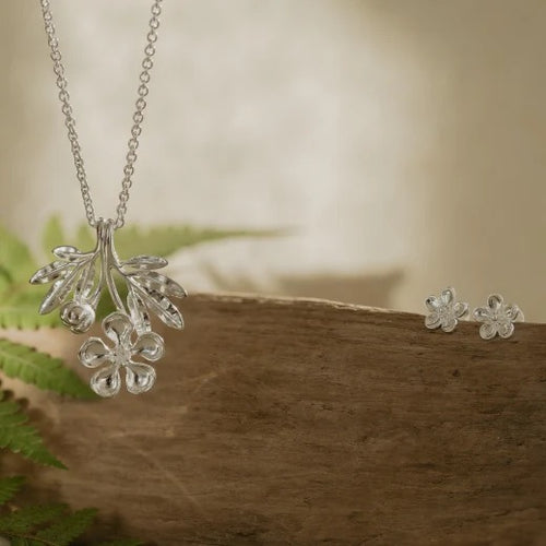 Sterling Silver Necklace - Manuka  (Vitality)