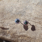 Sterling Silver Rā Paua Studs