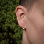 Sterling Silver Studs - Twist and Paua