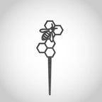 Bee On Honeycomb Mini Corten