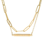 Little Taonga - Ataahua - Double Chain - Gold Plated