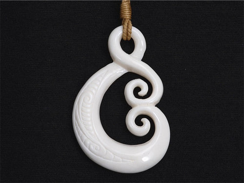 Premier Koru and Twist Bone Pendant