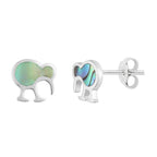 Sterling Silver Earrings - Paua Kiwi