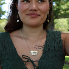 Huia Breastplate Necklace - Gold
