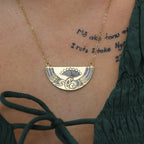 Huia Breastplate Necklace - Gold