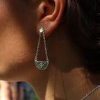 Niho Breastplate Earrings - Silver