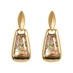 Eco-friendly Brass Earrings - Drop