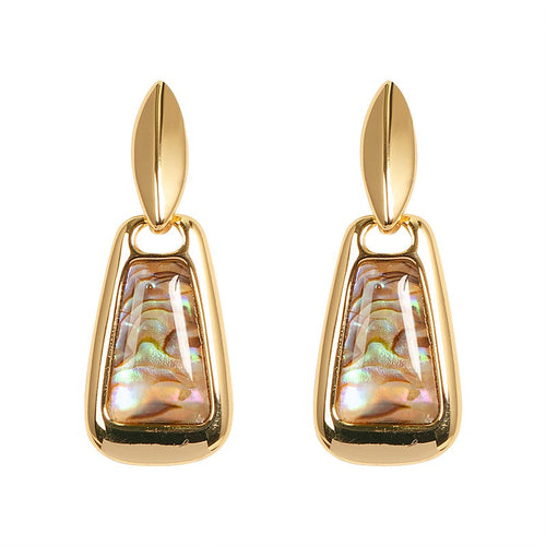 Eco-friendly Brass Earrings - Drop